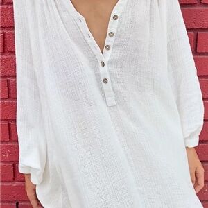 Free People Apricot Blouse